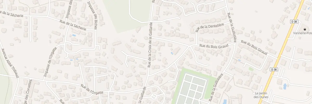 Plan du 58 Rue de la Croix Gaillarde à Notre-Dame-de-Monts