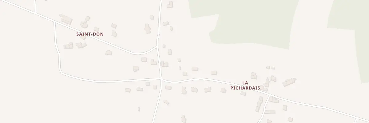 Plan du 3 La Pichardais à La Gacilly