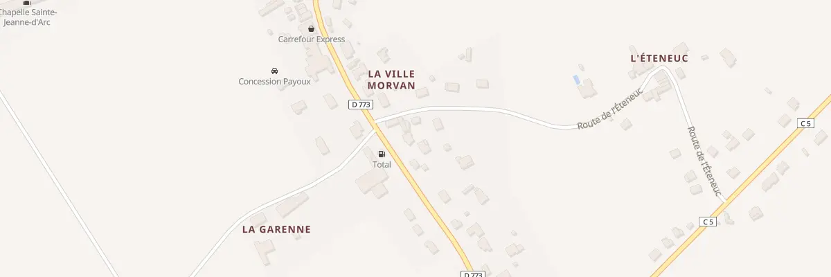 Plan du 87 Rue de Saint Cyr à Guer