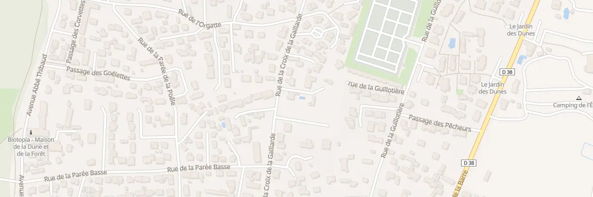 Plan du 36 Rue de la Croix Gaillarde à Notre-Dame-de-Monts