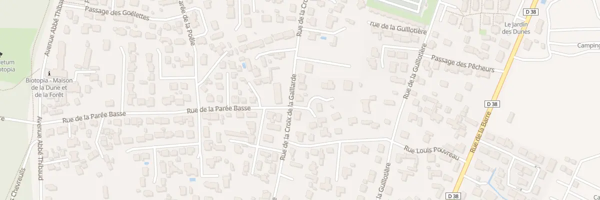Plan du 28 Rue de la Croix Gaillarde à Notre-Dame-de-Monts