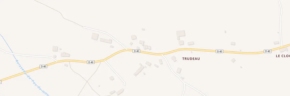 Plan du 611 Trudeau à Paimpont