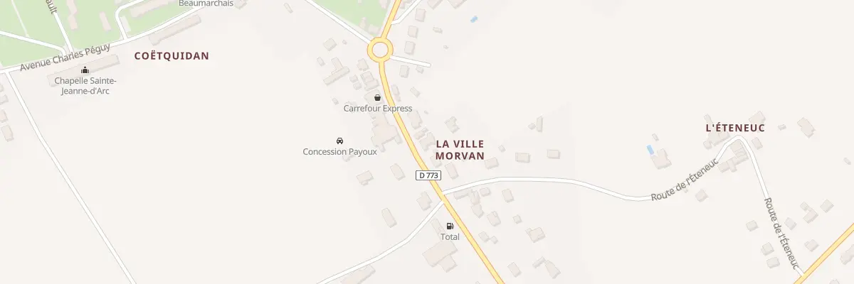 Plan du 77 Rue de Saint Cyr à Guer
