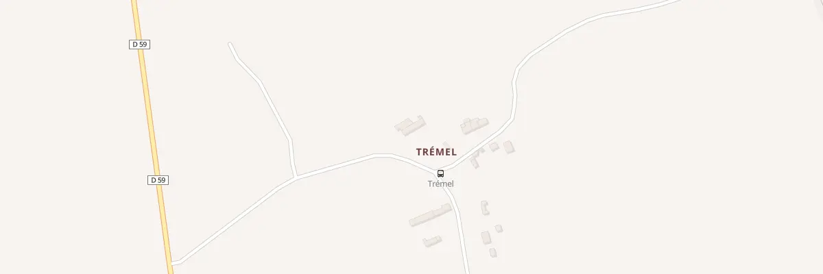 Plan du 5259 Trémel à Quédillac