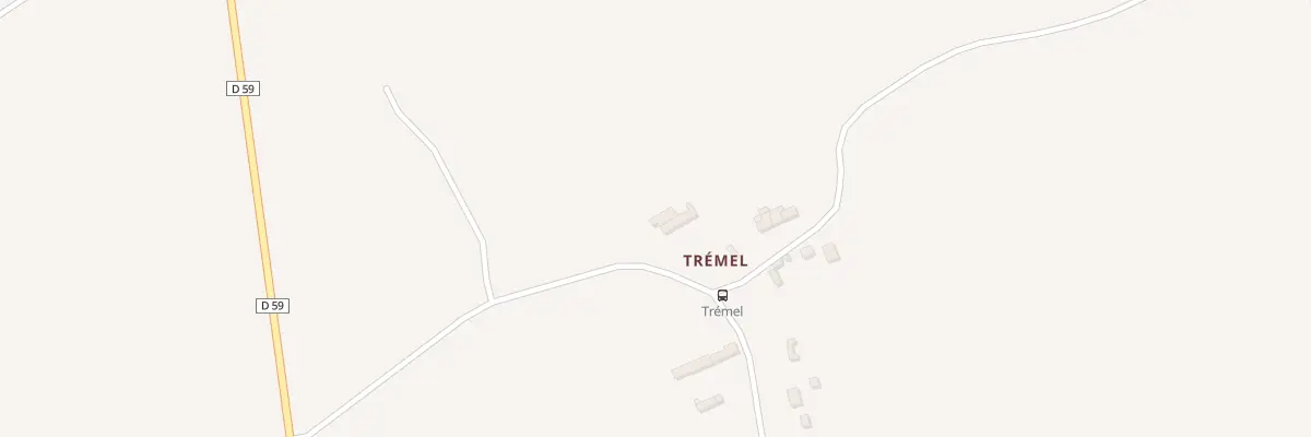 Plan du 5577 Trémel à Quédillac