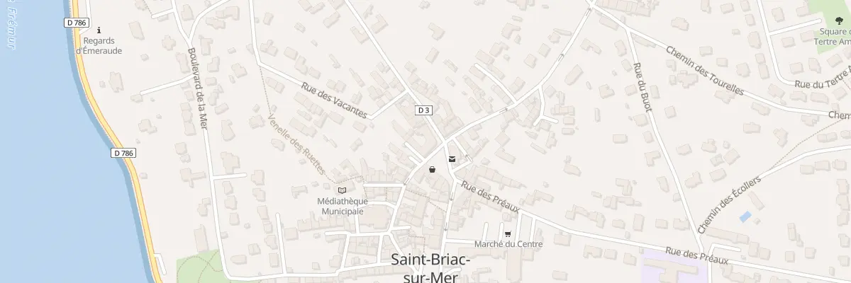 Plan du 2 Pl du Centre à Saint-Briac-sur-Mer