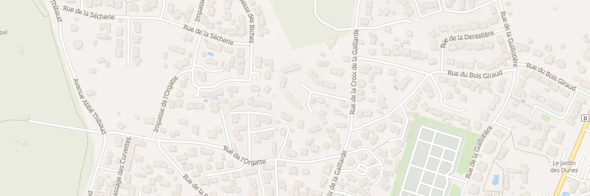 Plan du 71K Rue de la Croix Gaillarde à Notre-Dame-de-Monts