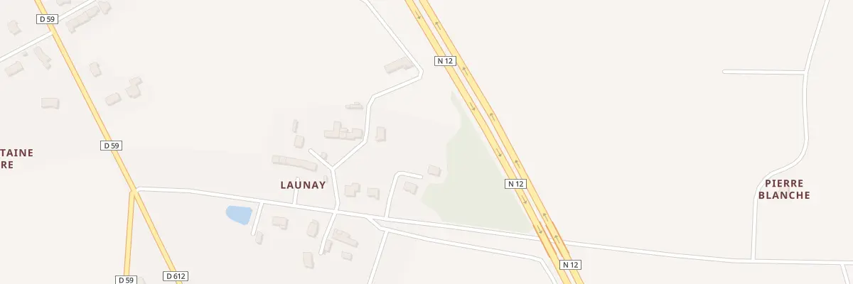 Plan du 5574 Launay à Quédillac