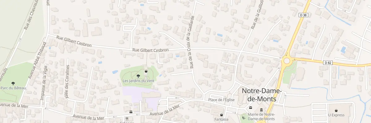 Plan du 15 Rue de la Croix Gaillarde à Notre-Dame-de-Monts
