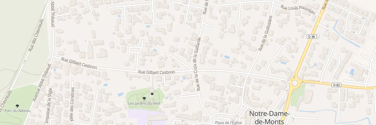Plan du 19 Rue de la Croix Gaillarde à Notre-Dame-de-Monts