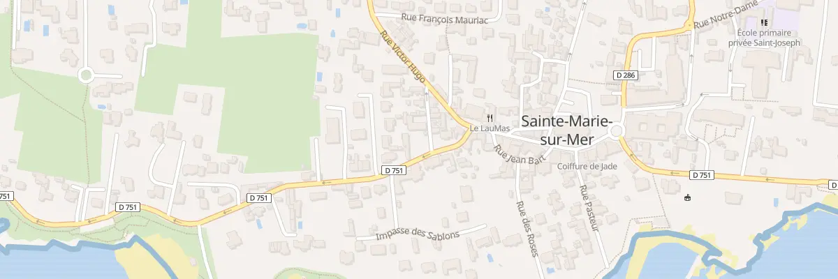 Plan du 10 Rue de la Misaine à Pornic