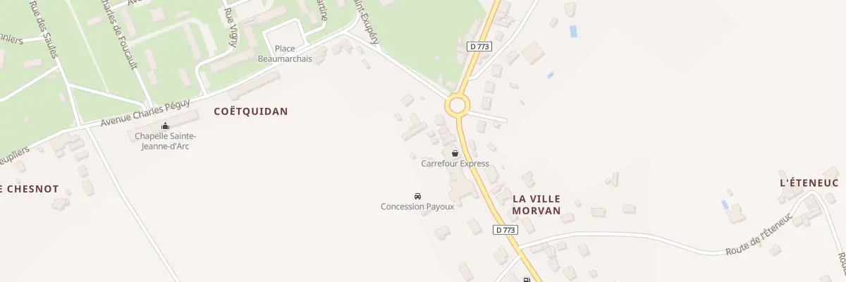 Plan du 24 Rue de Saint Cyr à Guer