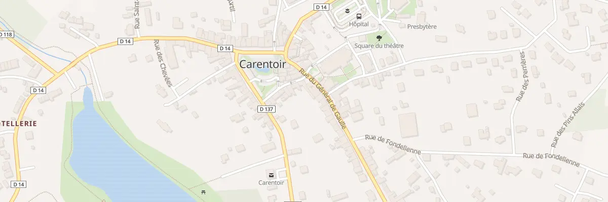 Plan du 3 Rue de l’Eglise à Carentoir