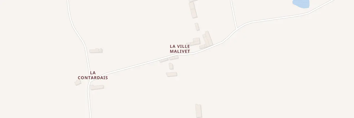 Plan du 5033 La Ville Malivet à La Chapelle-Blanche