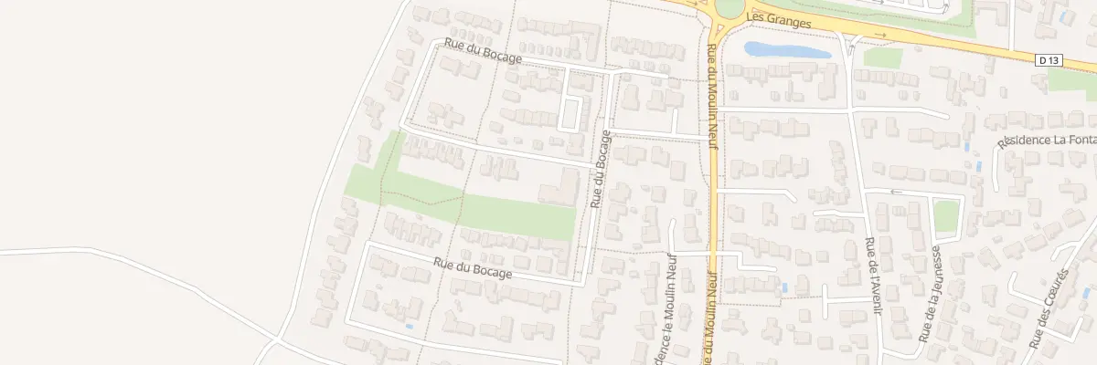 Plan du 90 Rue du Bocage à Pornic
