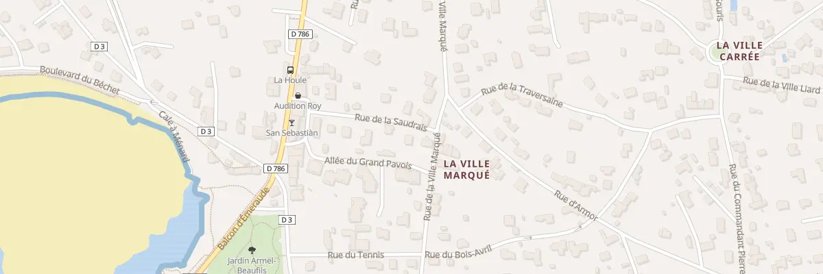 Plan du 1 Rue de la Saudrais à Saint-Briac-sur-Mer