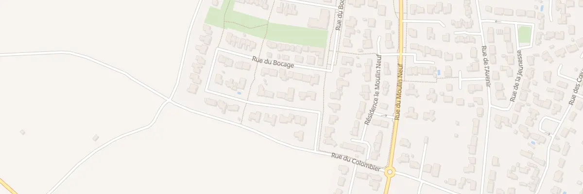 Plan du 101 Rue du Bocage à Pornic