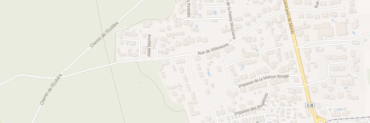 Plan du 33 Rue de villeneuve à Notre-Dame-de-Monts