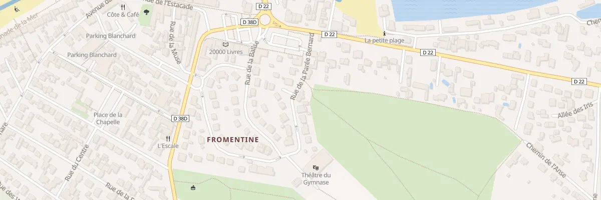 Plan du 9 Rue de la parée bernard à La Barre-de-Monts