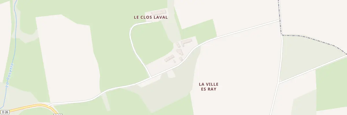 Plan du 5289A La Ville es Ray à Languenan