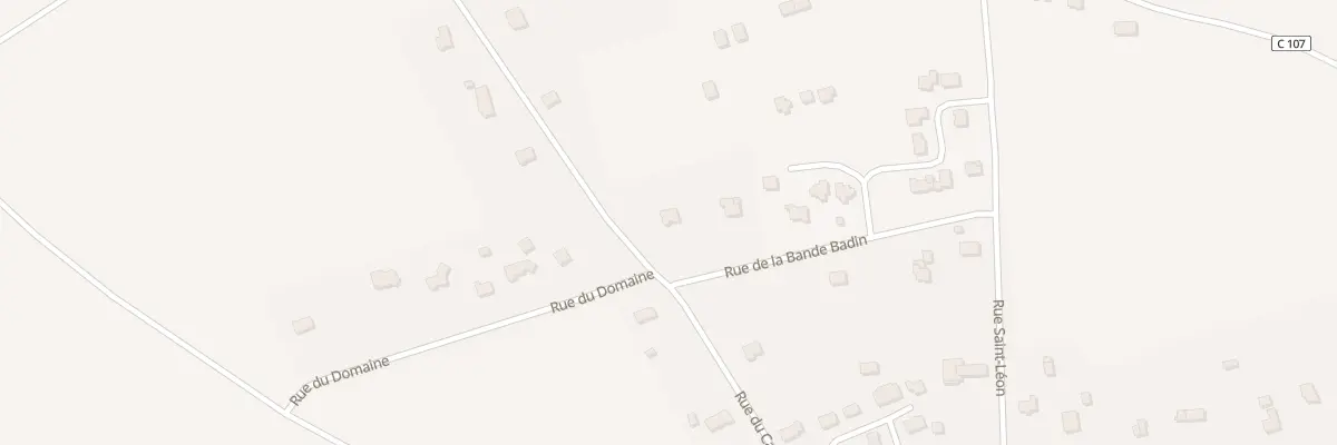 Plan du 1 Rue de la Bande Badin à La Gacilly