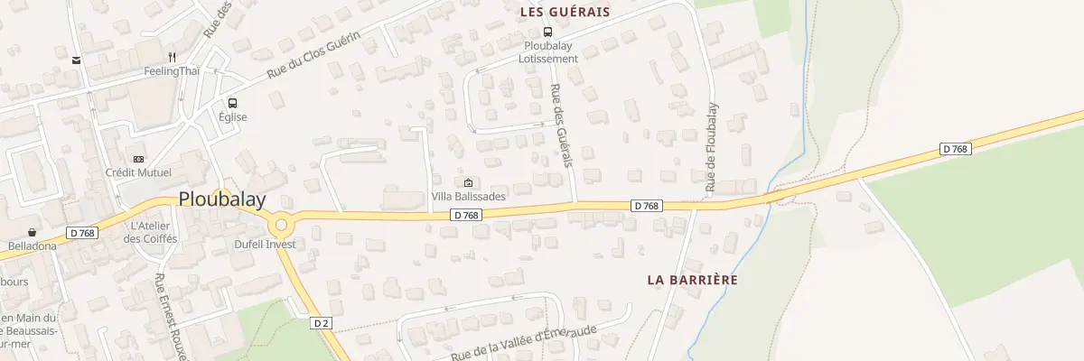 Plan du 25B Rue du Gal de Gaulle à Beaussais-sur-Mer