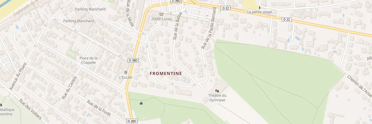 Plan du 10 Rue de la balise à La Barre-de-Monts