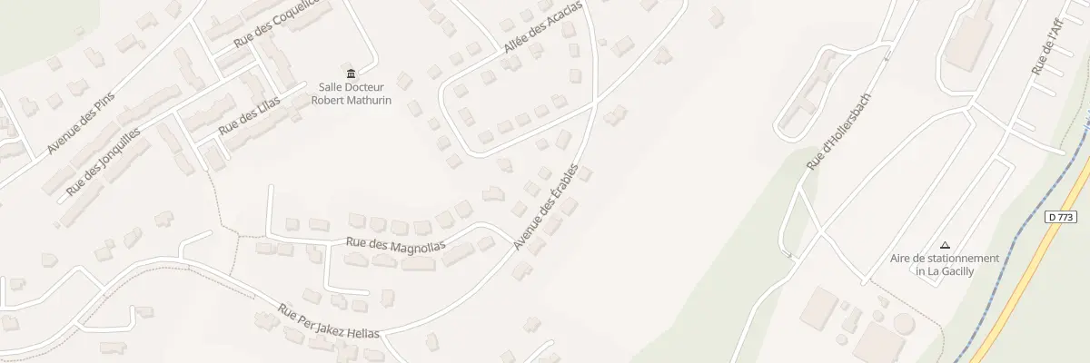 Plan du 12 Av des Erables à La Gacilly