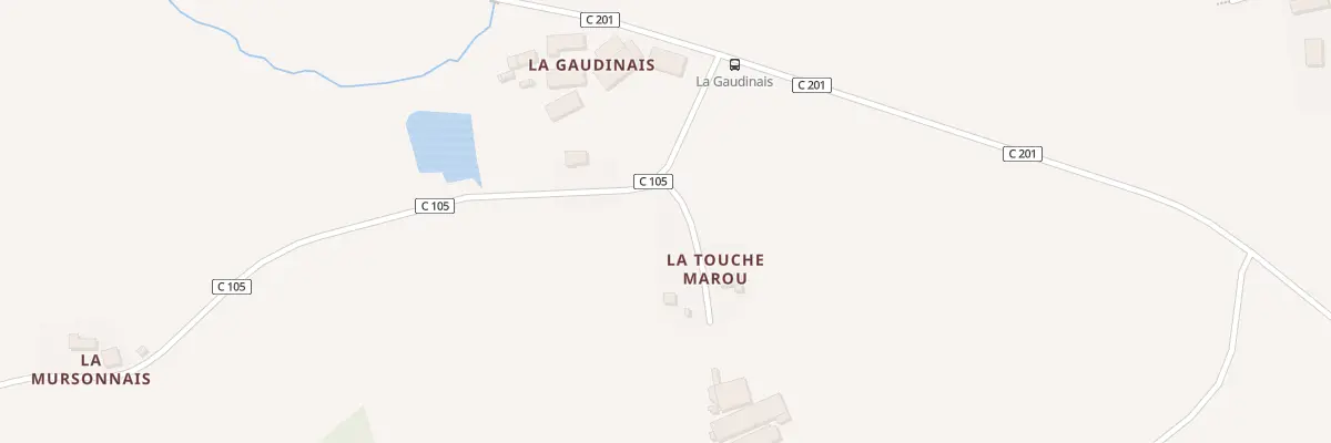 Plan du 5325 La Touche Marou à Saint-Malon-sur-Mel