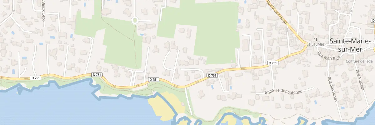 Plan du 8 Av des Ecureuils à Pornic
