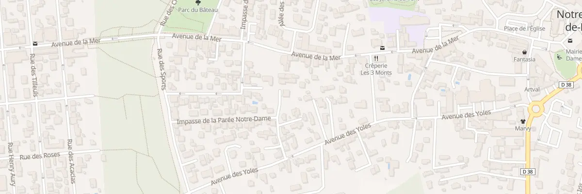 Plan du 16 Imp des Yoles à Notre-Dame-de-Monts