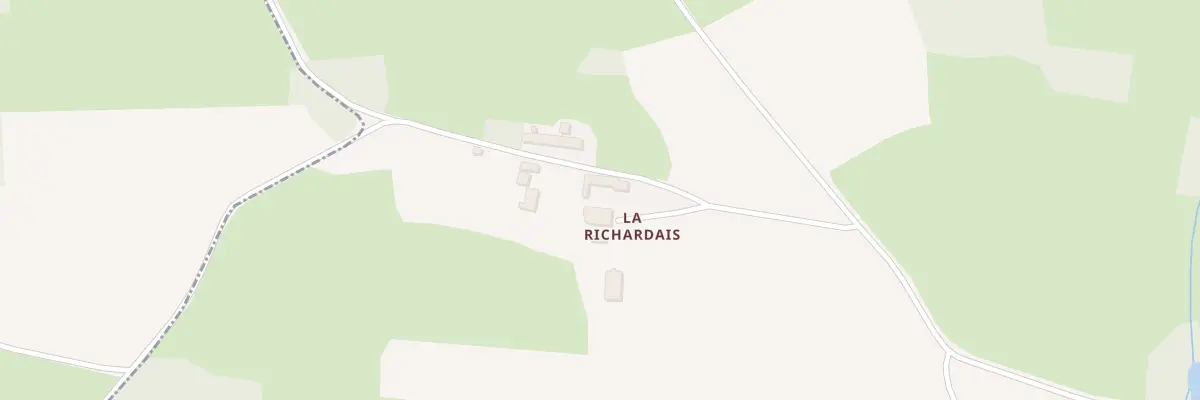 Plan du 1 La Richardais à Aucaleuc