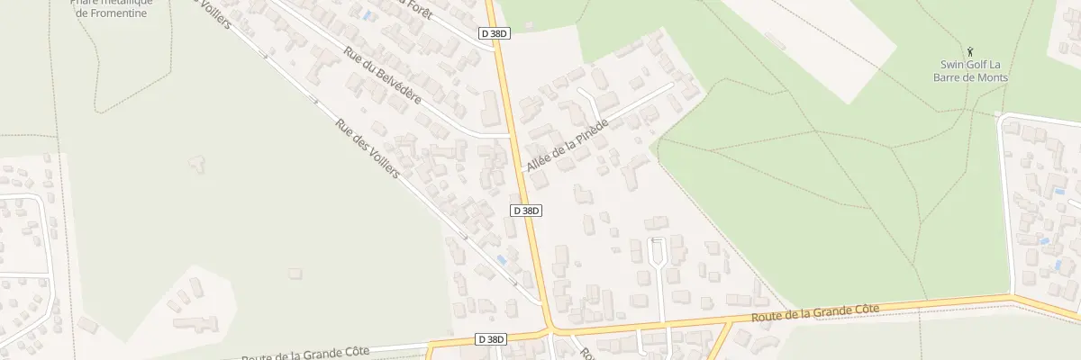Plan du 27 Av de Lattre de Tassigny à La Barre-de-Monts