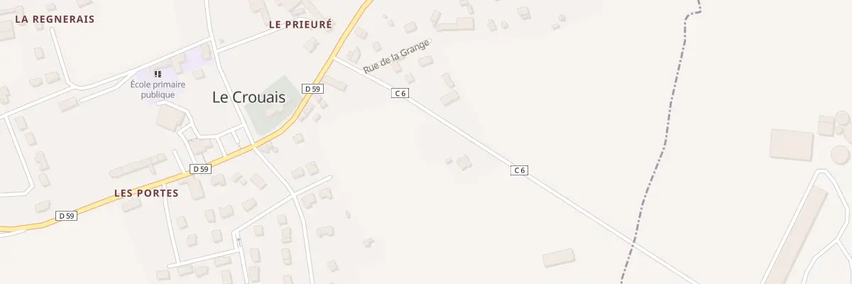 Plan du 4 Rue de la Friche aux Moines au Crouais