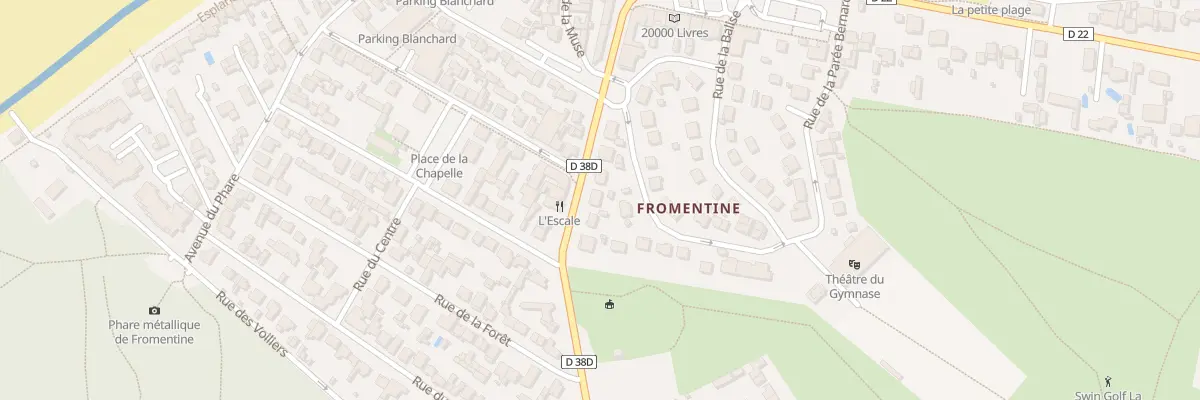 Plan du 11 Av de Lattre de Tassigny à La Barre-de-Monts