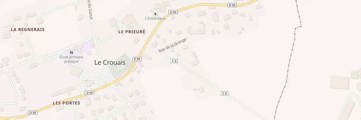 Plan du 3 Rue de la Friche aux Moines au Crouais