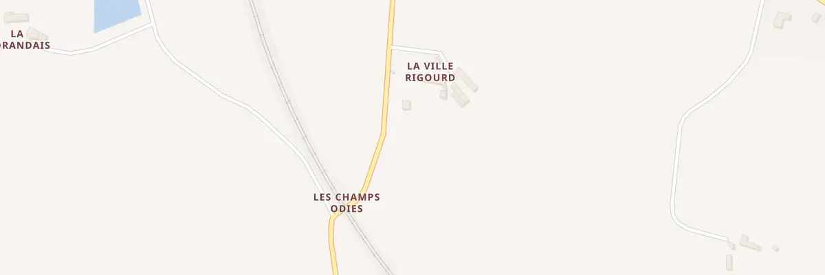 Plan du 5252 La Ville Rigourd à Quédillac