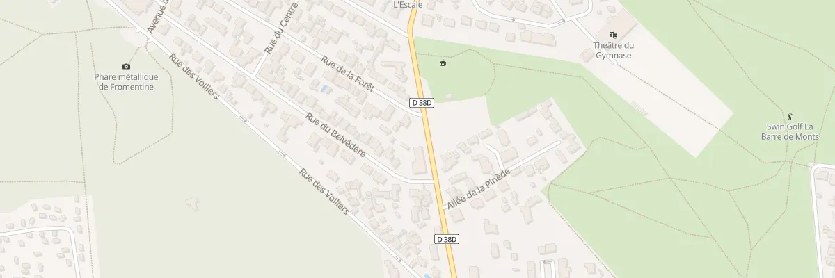 Plan du 30 Av de Lattre de Tassigny à La Barre-de-Monts