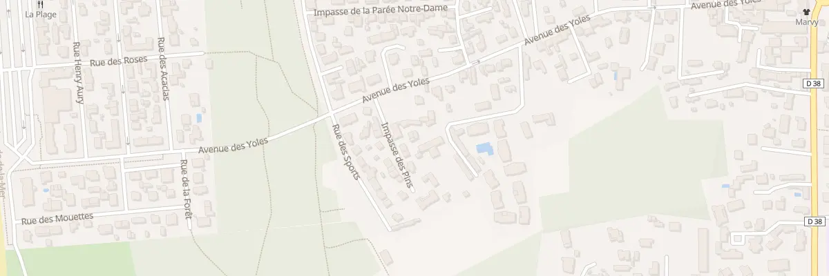 Plan du 9216 Imp des Pins à Notre-Dame-de-Monts