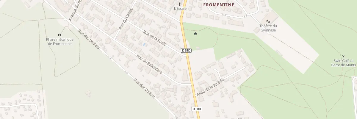Plan du 38 Rue de la forêt à La Barre-de-Monts
