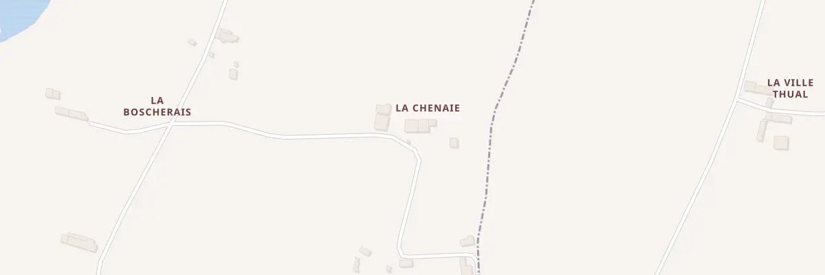Plan du 1 La Chenaie au Crouais