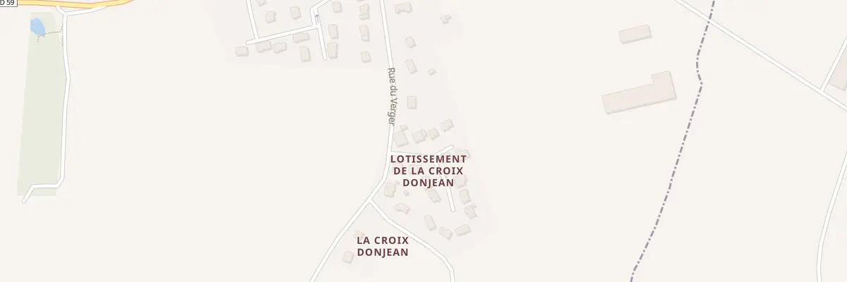 Plan du 1 Rue du Pommeau au Crouais
