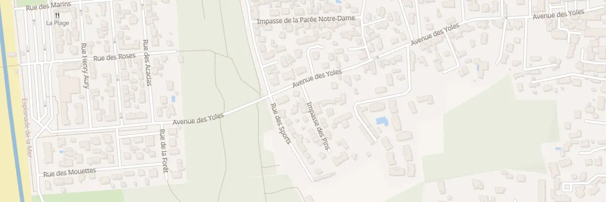 Plan du 5002 Imp des Pins à Notre-Dame-de-Monts