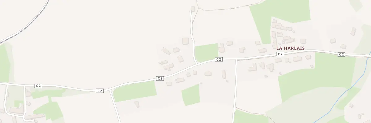 Plan du 50 La Harlais à Aucaleuc