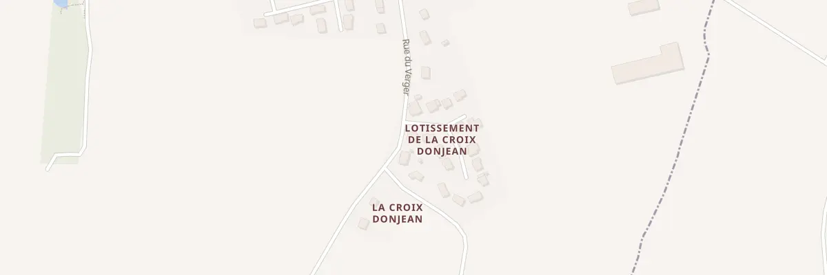 Plan du 13 Rue du Verger au Crouais