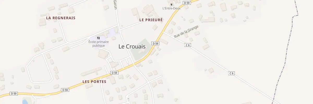 Plan du 6 Rue des Courtils au Crouais