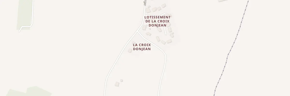 Plan du 19 La Boscherais au Crouais