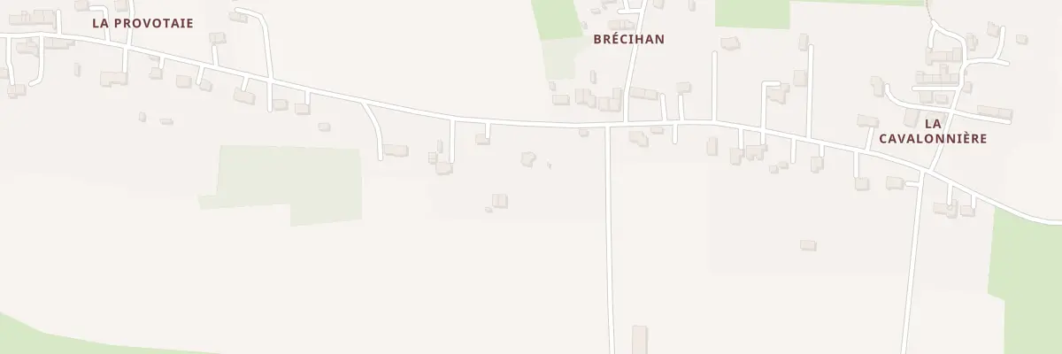 Plan du 12 Brécihan à Saint-Vincent-sur-Oust
