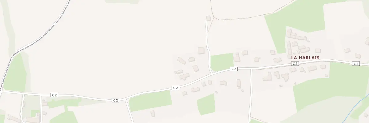 Plan du 52 La Harlais à Aucaleuc