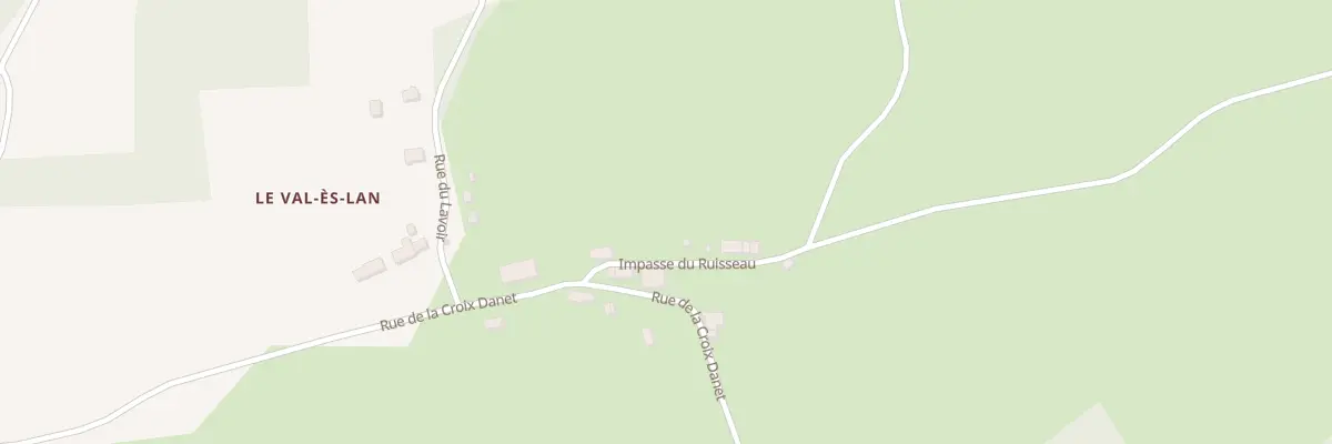 Plan du 1B Imp du Ruisseau à Beignon